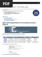 New York Inmate Search Department of Corrections Lookup