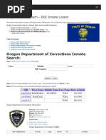 Oregon Inmate Search Department of Corrections Lookup