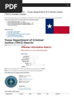Download Texas Inmate Search Texas Department of Criminal Justice Tdcj Inmate Locator by inmatesearchinfo SN323983034 doc pdf