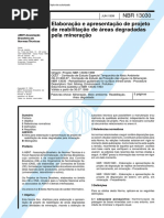 Abnt 13030 Reabilitação de Áreas Degradadas Por Mineração