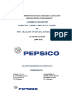17173 Study of Distribution Channel Strategy of the Pepsico