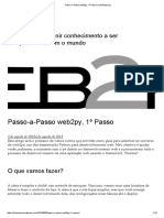 Passo-A-Passo Web2py, 1º Passo - JuliaRizza