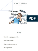 Hypoglycaemia: Ann-Marie Ross