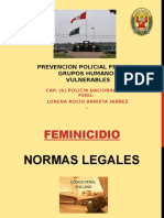 Normas Legales Feminicidio