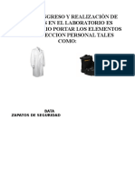 PARA EL INGRESO Y REALIZACIÓN DE ENSAYOS EN EL LABORATORIO ES OBLIGATORIO PORTAR LOS ELEMENTOS DE PROTECCION PERSONAL TALES COMO.docx