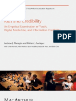 Kids and Credibility: An Empirical Examination of Youth, Digital Media Use, and Information Credibility