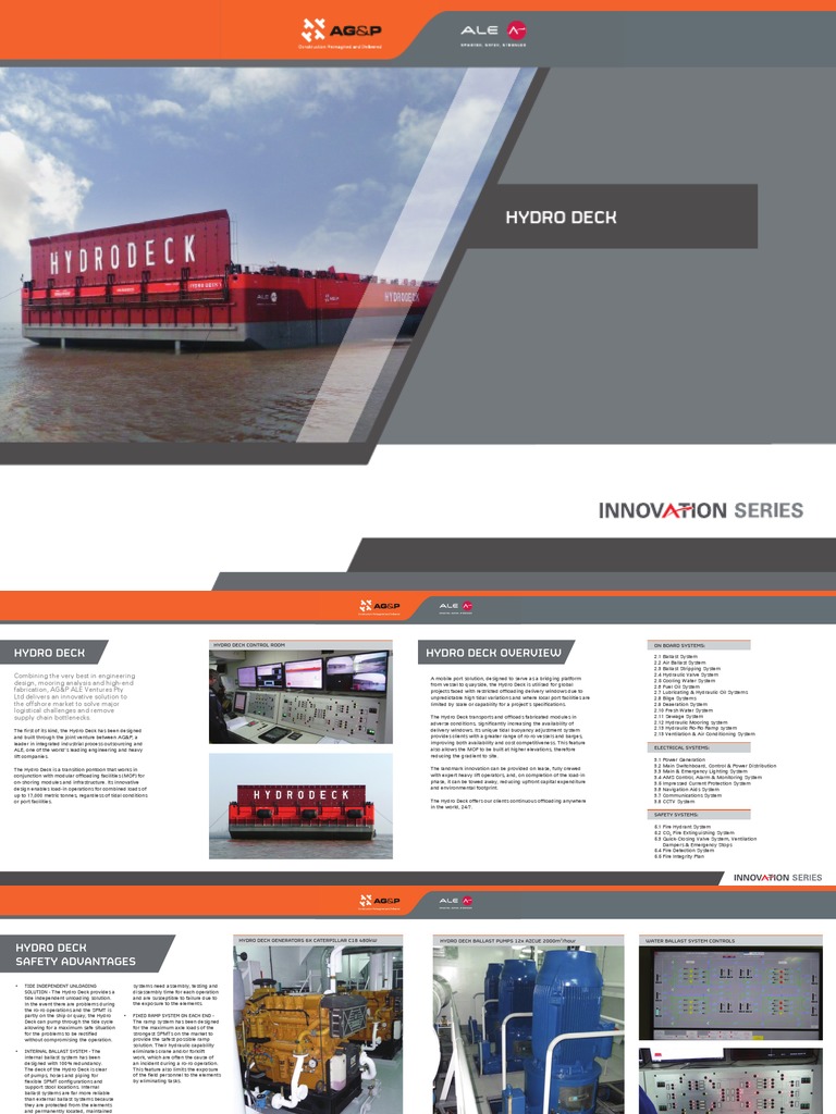 Hydro Deck: Tide-Independent Offloading | PDF | Hydroelectricity ...