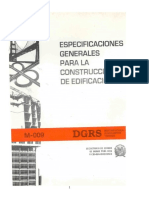 Especificaciones Generales