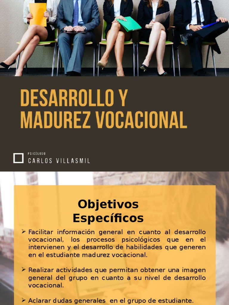 Desarrollo de la Madurez Vocacional | PDF | Inteligencia | Aprendizaje