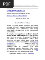 Ratusan Software Islami