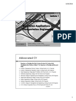 Lecture_1_M. Sc. Elective_Simulation Applications in Transportation Engineering