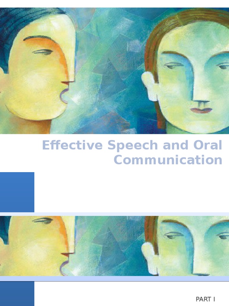 Effective Speech and Oral Communication | PDF | Vowel | Communication