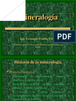 Clase 1. Mineralogía-Historia, Definiciones
