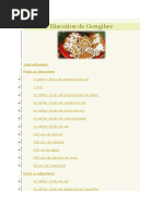 Biscoitos de Gengibre