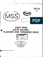 MSS-SP-70-Cast Iron, Gate Valves, Flanged and Threaded End
