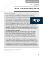 "Idiopathic" Aidiopathic" and "Genetic" Generalized Epilepsies Intersect - ND "Genetic" Generalized Epilepsies Intersect