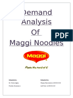 Docslide - Us - Demand Analysis of Maggi