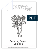 Flowers Coloring Pages Vol 5