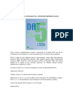 DAT-5 - Test de Aptitudes Diferenciales - Evaluación Inteligencia - Altas Capacidades