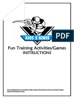 Fun Training Activities/Games: Instructions
