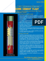 108 73000e Pump Down Cement Float