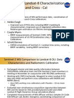 Sentinel-2 MSI Comparison To Landsat-8 OLI