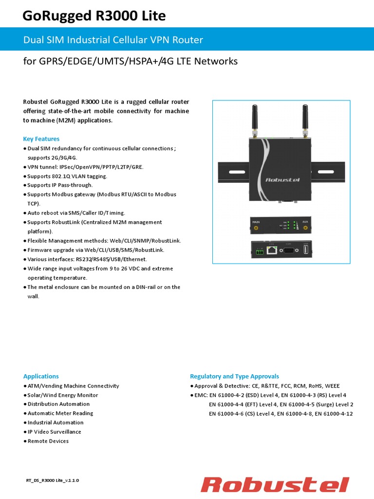 R3000-L3P A008401 - Rob | PDF | Virtual Private Network ...