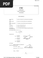 CXC Maths Papers PDF