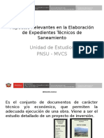 Elaboración de Expedientes Técnicos de Saneamiento