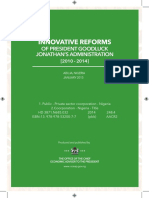 Reforms of President Jonathan 10-1-15 for Press Rgb Format