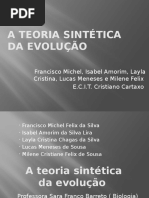 A Teoria Sintética Da Evolução Slide
