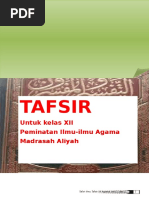 Ilmu Tafsir Xii Buku Siswa 2013 A