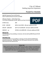 New Permit Fees Building 2016