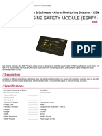 Engine Safety Module (Esm™) : Electronics & Software - Alarm Monitoring Systems - ESM