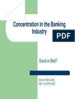 Banking Concentration Dilemma Interesting