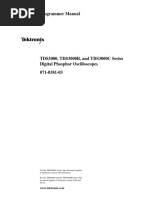 TEK 3000 Series Programming Manual