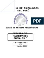 Escala de Habilidades Sociales- Elenea Gismero 