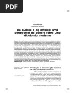 ABOIM, Sofia. Do Publico Ao Privado - Uma Perspectiva de Gênero Sobre Uma Dicotomia Moderna
