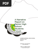 Senior High School Students Forum