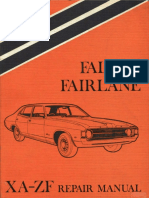 FORD Falcon XA repair manual 