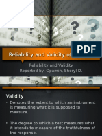 Ms6 PPT Validity and Reliability