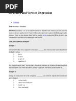 Structure and Written Expression