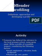 Offender Profiling Presentatio