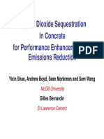 Carbon Dioxide Sequestration in Concrete - Shao