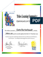 Tribes Certificate