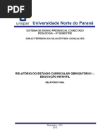  Do Estágio de Educação Infantil Sirlei