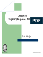 Frequency Response: Miller Effect: Prof. Niknejad