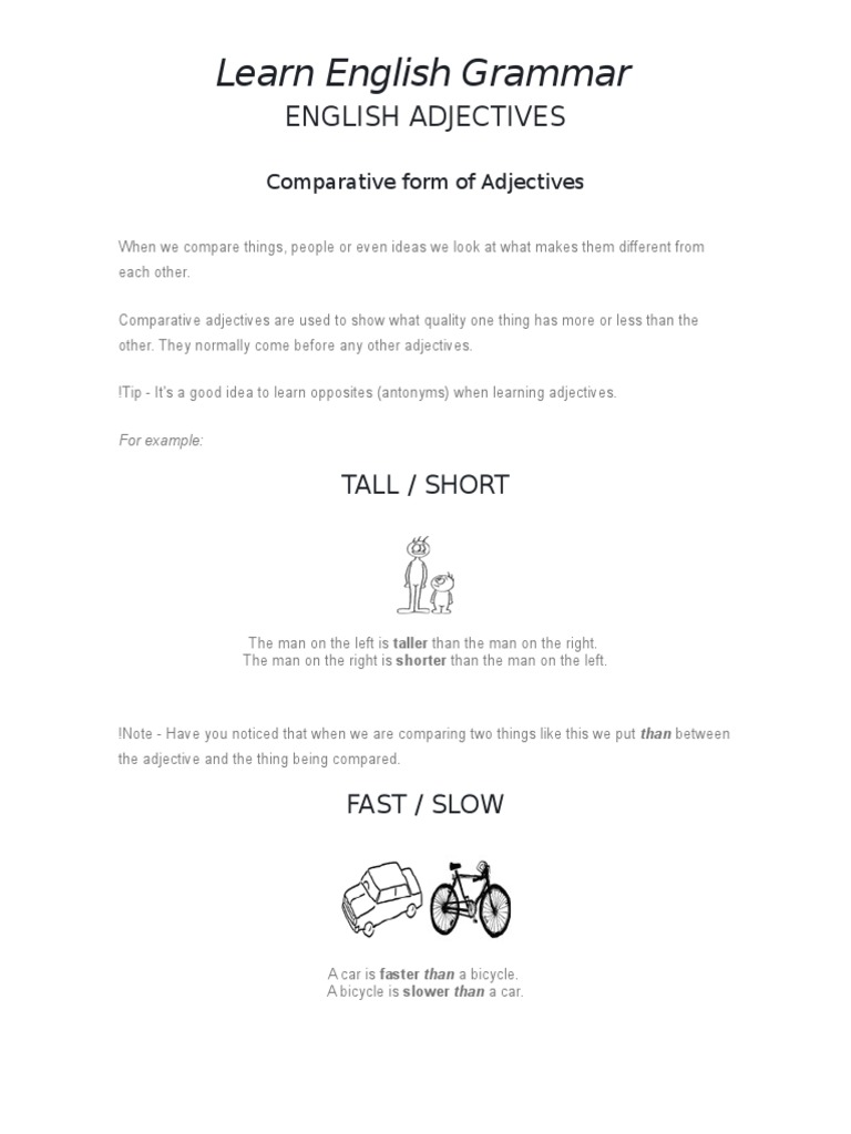 English Adjectives | PDF | Foreign Language Studies | Poetry