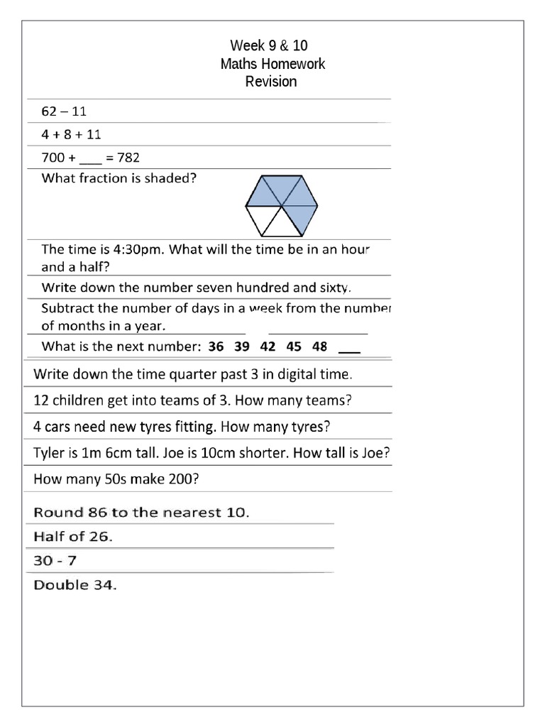 Maths Week 9 10 | PDF