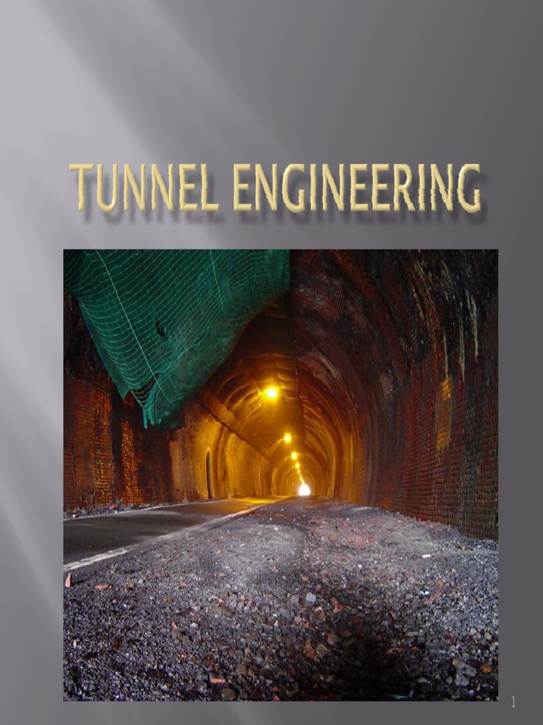 Tunnel Engineering Tunnel Civil Engineering